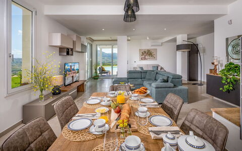 Dama dei Venti 6+2: Mueble, Casa, Departamento, Silla, Sofá, Sala, Planta De Casa, Madera Dura, Cocina Y Comedor Mesa