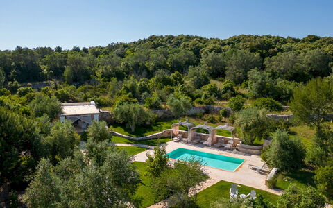 Pigreco 6+2: Árbol, Paisaje, Piscina, Jardín, Inmuebles, Paisajismo, Eco Hotel, Recurso, Patio Interior, Villa