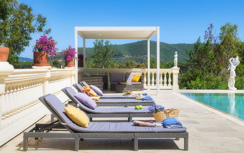 Villa Laconella 8+4: Mueble, Mueble Para Exteriores, Piscina, Recurso, Silla, Maceta, Sombra, Ocio, Eco Hotel, Planta De Casa