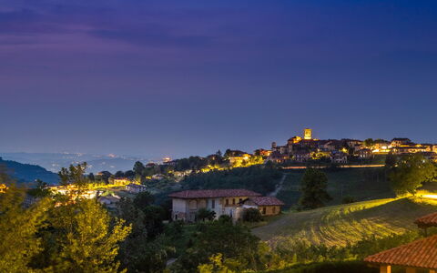 Tramonto Albese 4: Naturaleza, Horizonte, Paisaje, Colina, Noche, Oscuridad, Asentamientos Humanos, Pueblo, Hill Station, Noche