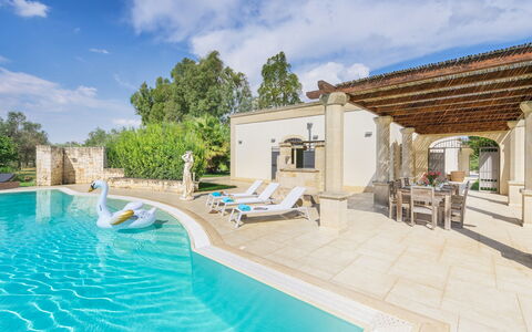 Villa la Dolce Vita 6: Arquitectura, Piscina, Material Compuesto, Inmuebles, Hacienda, Villa, Paisajismo, Diseño, Mansión, Fuente De Agua