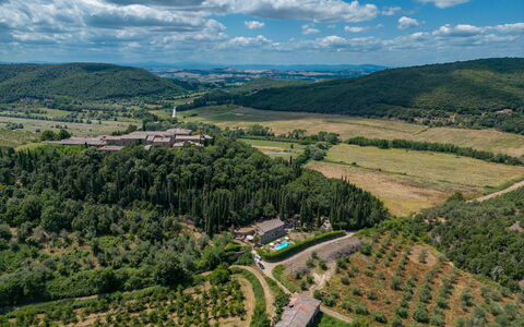 Podere Montioni 6+2: Entorno Natural, Paisaje, Vegetación, Vista Panorámica, Paisaje Natural, Tierras Altas, Área Rural, Fotografía Aérea, El Terreno Del Lote, Hill Station