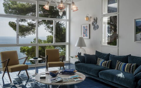 Villa Ponti 6: Mueble, Diseño De Interiores, Pared, Sofá, Piso, Sala, Departamento, Suelo, Casa, Habitación