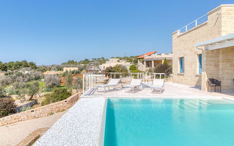 Villa Porta Azzurra 6+2: Azul, Piscina, Inmuebles, Villa, Recurso