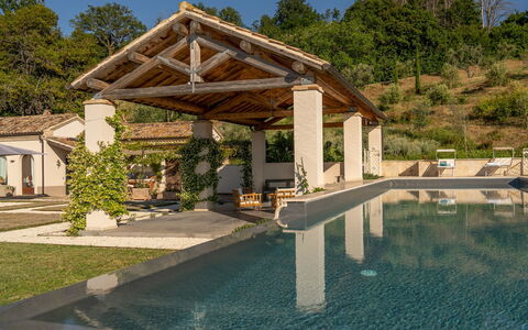Villa Dianella 8+2: Piscina, Recurso, Estructura Al Aire Libre, Sombra, Inmuebles, Eco Hotel, Paisajismo, Fuente De Agua, Villa, Pérgola
