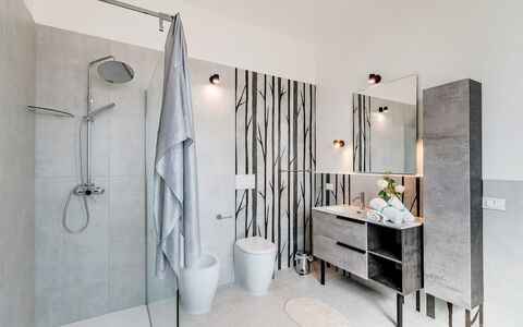 Nova Domus 6: Diseño De Interiores, Piso, Suelo, Arreglo De Tubería, Encendiendo, Casa, Mueble, Loseta, Baño, Plomería