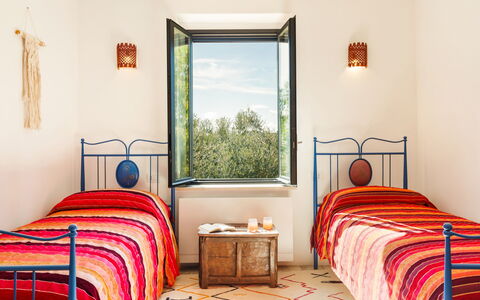 Casale Rondinella 6+2: Habitación, Mueble, Cama, Lecho, Diseño De Interiores, Linos, Casa, Marco De La Cama, Sábana, Pintar