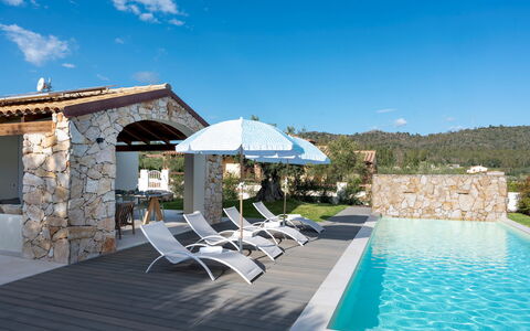 Casa Moros 6: Azul, Piscina, Recurso, Casa, Material Compuesto, Inmuebles, Eco Hotel, Mueble Para Exteriores, Villa, Sombra