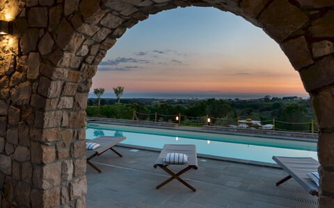 Villa la Casina 4: Mueble Para Exteriores, Piscina, Hacienda