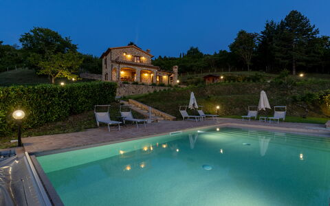 Poggio delle Lumie 6: Piscina, Inmuebles, Cabaña, Eco Hotel, Hacienda, Recurso, Villa, Casa De Campo, Paisajismo, Ciudad De Vacaciones