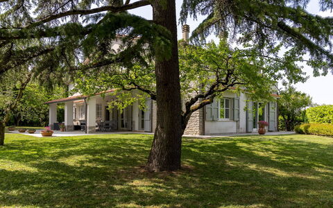 La Casetta 12: Árbol, Hierba, Hoja, Edificio, Casa, Casa, Rama, Barrio Residencial, Arbusto