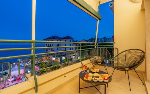 Dimora Mareblu 6: Departamento, Condominio, Balcón, Recurso, Hotel, Manchas De Madera, Silla, Eco Hotel, Suelos De Madera, Ático