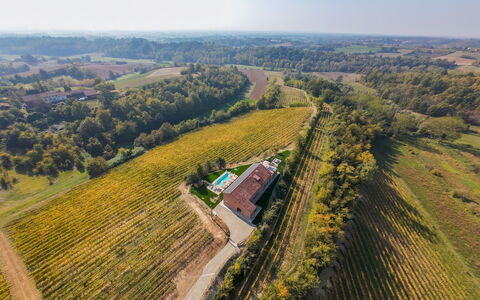 Cascina Buzio 12: Paisaje, Campo, Llanura, Plantación, Vista Panorámica, Agricultura, Área Rural, El Terreno Del Lote, Fotografía Aérea, Granja