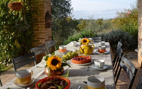 Terra San Raffaele 10+3: Mueble, Mesa, Vajilla, Comida, Silla, Mueble Para Exteriores, Cocina Y Comedor Mesa, Utensilios Para Servir, Fruta, Mesa Al Aire Libre
