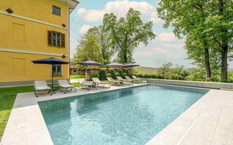 Tenuta Schiavon Barrero 12: Piscina, Reflexión, Inmuebles, Piscina De Reflejo, Villa, Paisajismo, Recurso, Thermae, Hotel, Mansión