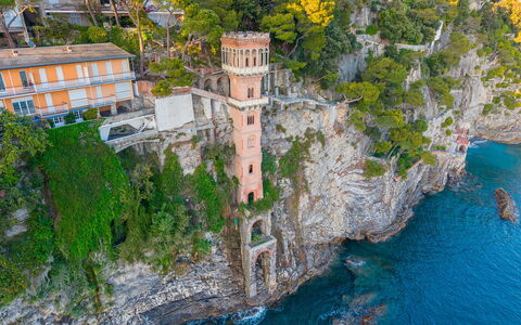 La Scogliera di Sori 5+1: Torre, Mar, Costa, Oceano, Promontorio, Promontorio, Acantilado, Bahía, Klippe