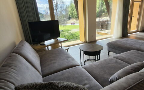 Ferienwohnung Schof: Piso, Mueble, Suelo, Diseño De Interiores, Casa, Departamento, Sofá, Sala, Manchas De Madera
