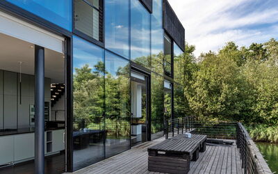 The Glass House at the Lakes by Yoo