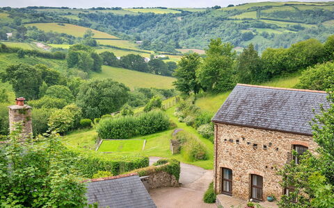 Coulscott Pipistrelle Barn: Hierba, Arbusto, Casa, Paisaje, Cabaña, Área Rural, El Terreno Del Lote, Casa De Campo, Pueblo
