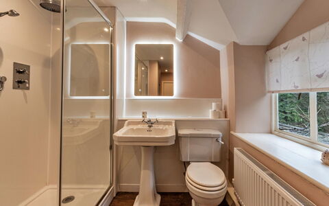 Dolhyfryd Lodge: Arreglo De Tubería, Diseño De Interiores, Baño, Techo, Piso, Suelo, Plomería, Lavabo, Encendiendo, Grifo