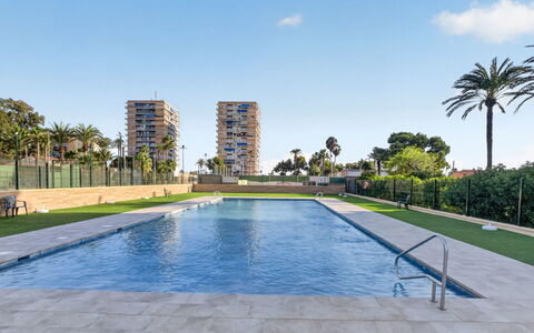 Goya - Mar de Cristal: Tiempo De Día, Árbol, Diseño Urbano, Departamento, Condominio, Paisajismo, Sombra, Piscina, Recurso