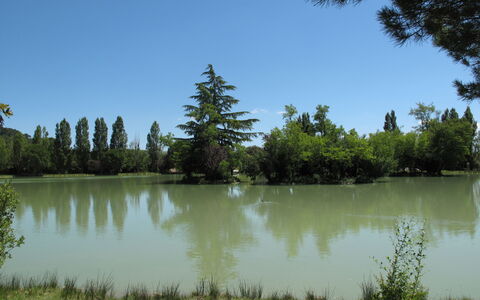 Lou Parpaiou: Los Recursos Hídricos, Agua, Cuerpo De Agua, Árbol, Entorno Natural, Naturaleza, Paisaje Natural, Corriente De Agua, Banco, Camino Acuático