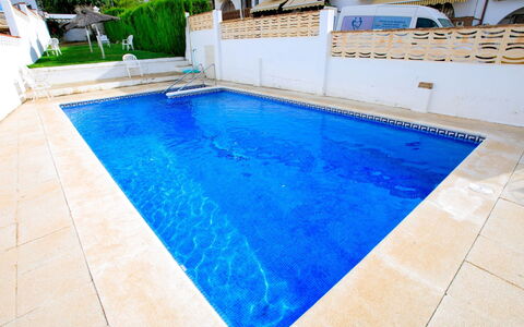 La Mar Serena: Azul, Piscina, Material Compuesto, Ocio, Loseta, Fuente De Agua
