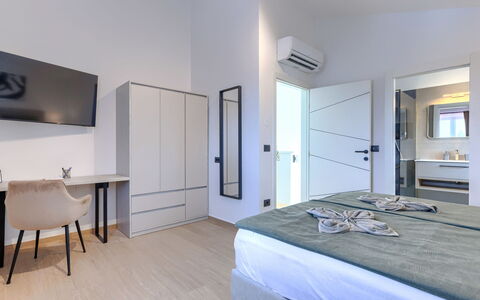 Eroa: Diseño De Interiores, Mueble, Piso, Suelo, Habitación, Habitación, Cama, Departamento, Casa, Techo