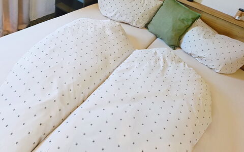 Alpenchalet Gundolf: Habitación, Cama, Lecho, Sábana, Linos, Mueble, Textil, Arrojar La Almohada, Amortiguar, Almohada