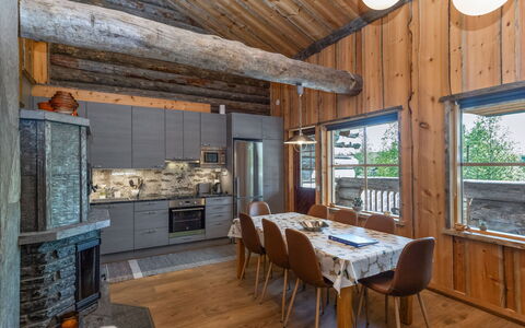 Honka 1A: Mueble, Diseño De Interiores, Piso, Suelo, Techo, Habitación, Silla, Mesa, Departamento, Cocina Y Comedor Mesa