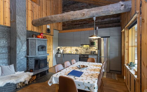 Honka 1A: Mueble, Diseño De Interiores, Piso, Suelo, Techo, Habitación, Silla, Mesa, Departamento, Cocina Y Comedor Mesa