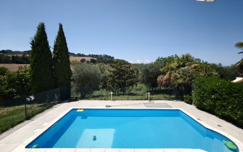 Tenuta Marino - Villa Privata Vista Vigneti con Pi: Piscina, Azul, Recurso, Material Compuesto, Sombra, Mueble Para Exteriores, Ocio, Eco Hotel, Patio Interior, Fuente De Agua