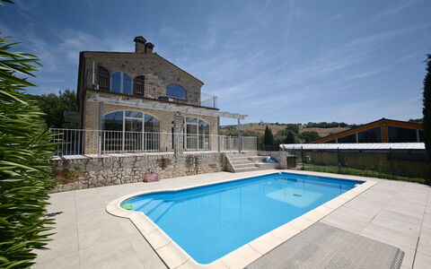 Tenuta Marino - Villa Privata Vista Vigneti con Pi: Piscina, Azul, Material Compuesto, Recurso, Inmuebles, Ocio, Villa, Sombra, Mueble Para Exteriores, Eco Hotel