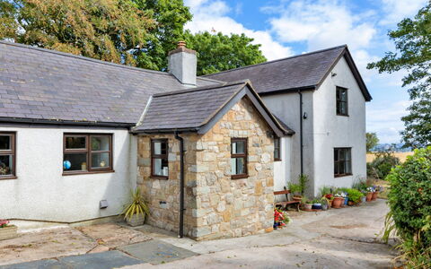 Garth Cottage: Balcón