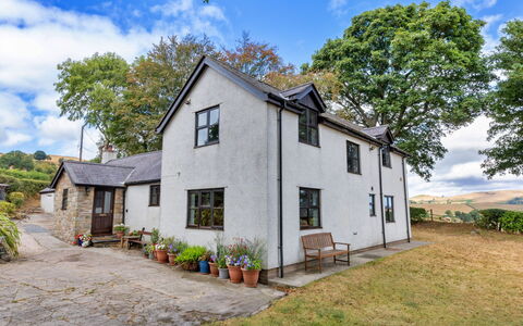 Garth Cottage: Balcón