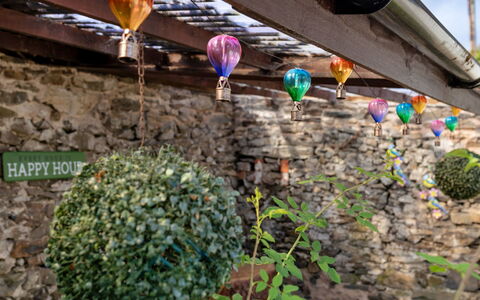 Garth Cottage: Balcón