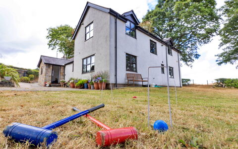 Garth Cottage: Balcón