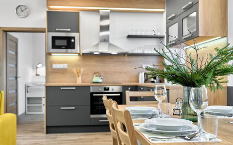 Kovářská 543: Mueble, Cocina, Gabinetes, Mostrador, Aparato De Cocina, Diseño De Interiores, Piso, Madera, Electrodoméstico, Electrodoméstico