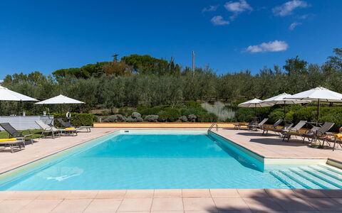 La Certaldina Luna Apartment: Piscina, Recurso, Jardín, Mueble Para Exteriores, Paisajismo, Eco Hotel, Sunlounger, Ciudad De Vacaciones
