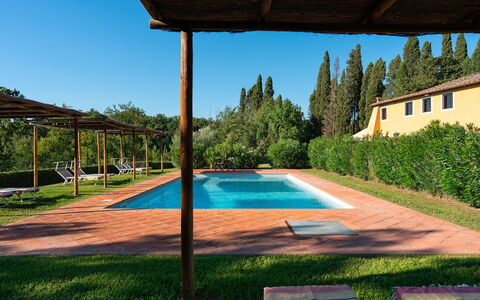 Villa Poggio Bellavista 8: Piscina, Sombra, Hacienda, Jardín, Eco Hotel, Inmuebles, Casa De Campo, Paisajismo, Patio Interior, Recurso