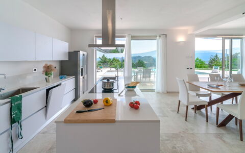 Dimora Montefalcone 8, Emma Villas: Diseño De Interiores, Mueble, Piso, Suelo, Madera, Cocina, Techo, Casa, Mostrador, Silla