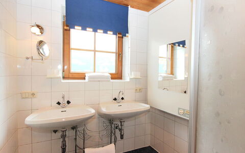 Auhäusl: Baño, Habitación, Propiedad, Diseño De Interiores, Techo, Edificio, Arquitectura, Pared, Mueble, Arreglo De Tubería