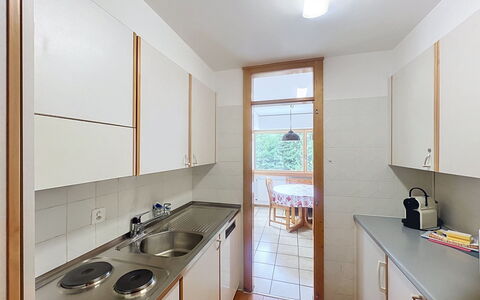 Diana E2: Cocina, Piso, Mostrador, Madera, Diseño De Interiores, Suelo, Techo, Fregadero, Aparato De Cocina, Electrodoméstico