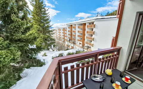 Crans-Montana 130: Departamento, Invierno, Congelación, Condominio, Balcón, Nieve, Hotel