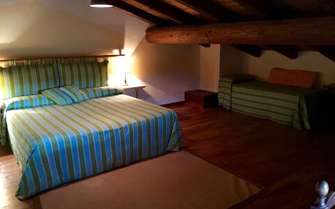 La Cenerara: Habitación, Habitación, Cama, Mueble, Propiedad, Ático, Edificio, Diseño De Interiores, Suite, Casa