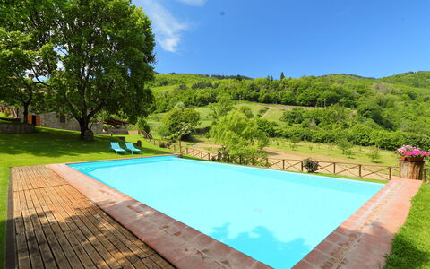 Greve in Chianti 840: Agua, Planta, Cielo, Propiedad, Piscina, Verde, Nube, Naturaleza, Azur, Árbol