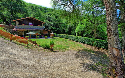 Villa Margherita: Propiedad, Paisaje Natural, Árbol, Casa, Hierba, Bienes Raíces, Paisaje, Arquitectura, Área Rural, Bosque