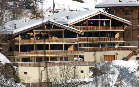 Ovronnaz 176: Nieve, Edificio, Ventana, Árbol, Planta, Casa, Biome, Madera, Pendiente, Barrio Residencial