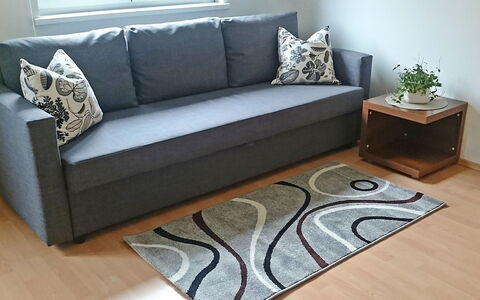 Corinna: Mueble, Sofá, Suelo, Sala, Sofa Cama, Marrón, Habitación, Sofá Cama, Beige, Piso