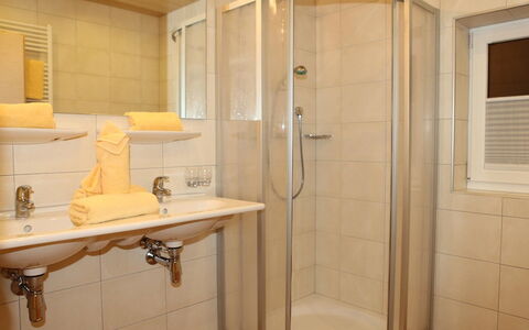 Pettneu am Arlberg 280: Baño, Propiedad, Habitación, Loseta, Puerta De La Ducha, Arreglo De Tubería, Puerta, Arquitectura, Ducha, Bienes Raíces
